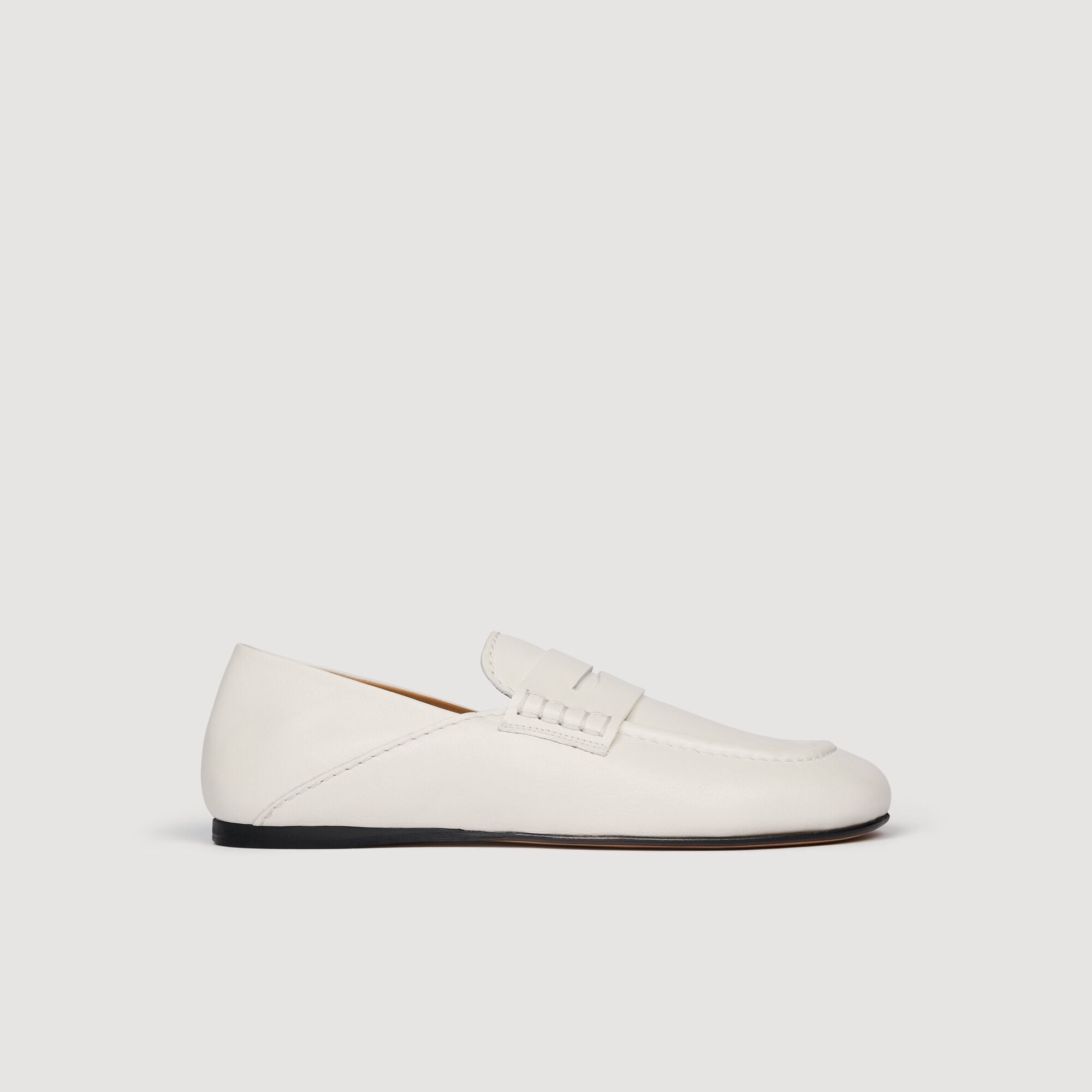 Leather loafers