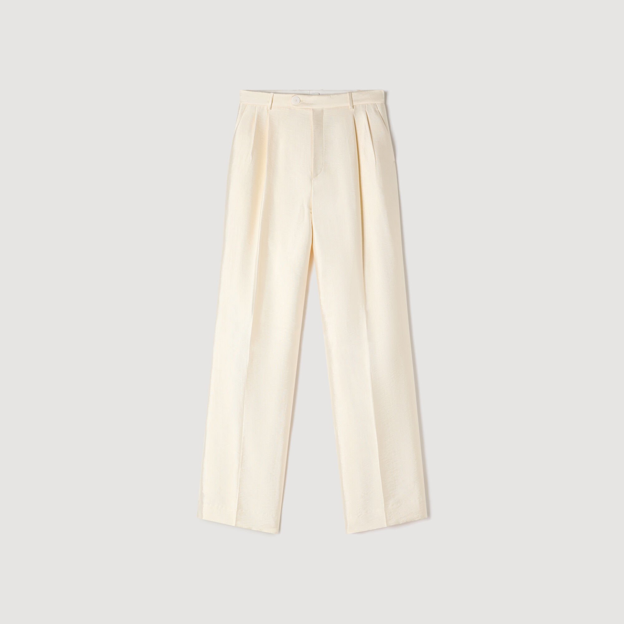 Satin trousers