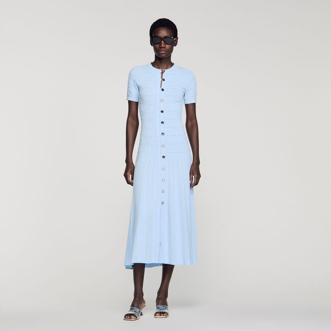 Knit maxi dress