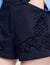 Embroidered cotton shorts
