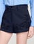 Embroidered cotton shorts