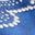 Blue / Ecru