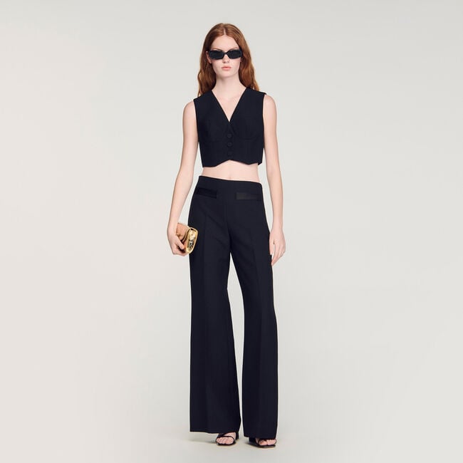 Cropped vest