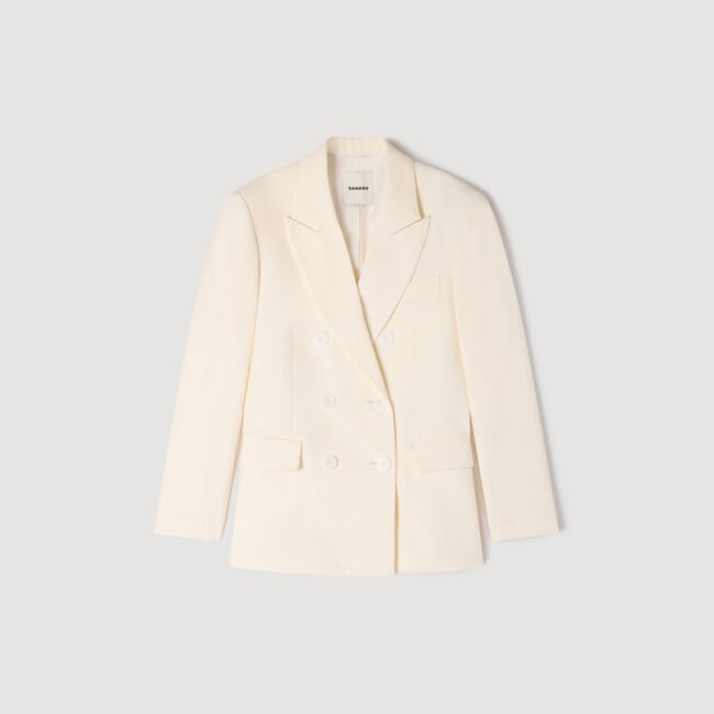 Double-breasted suit jacket