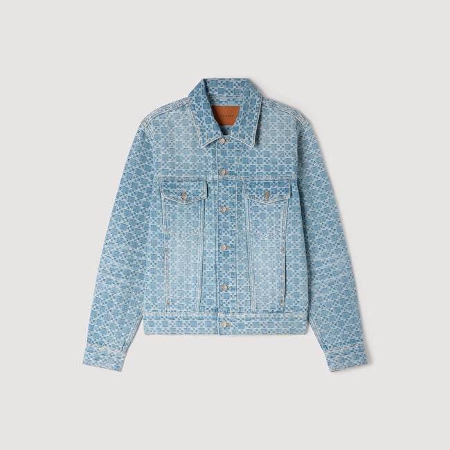 Square Cross denim jacket