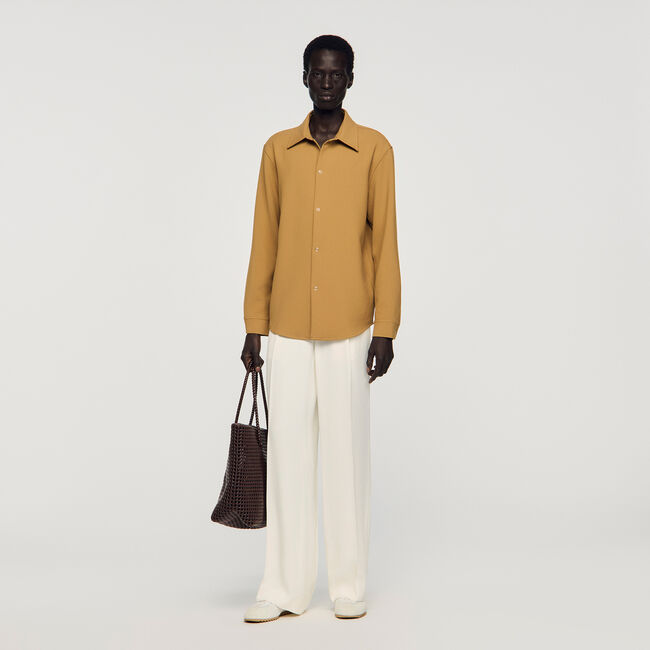 Long-sleeved jersey shirt