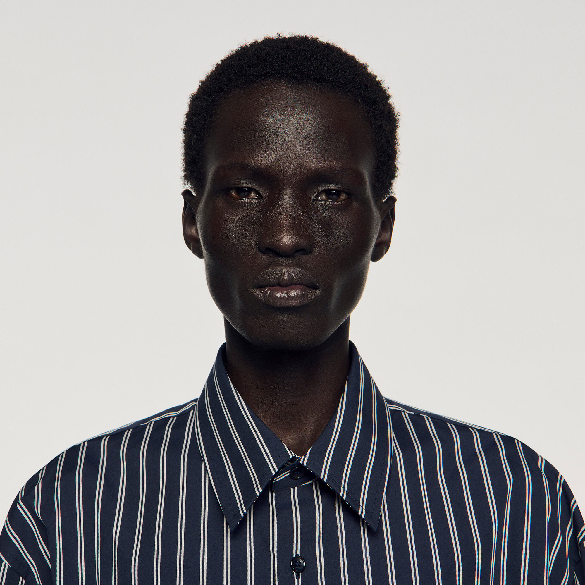 Striped cotton shirt