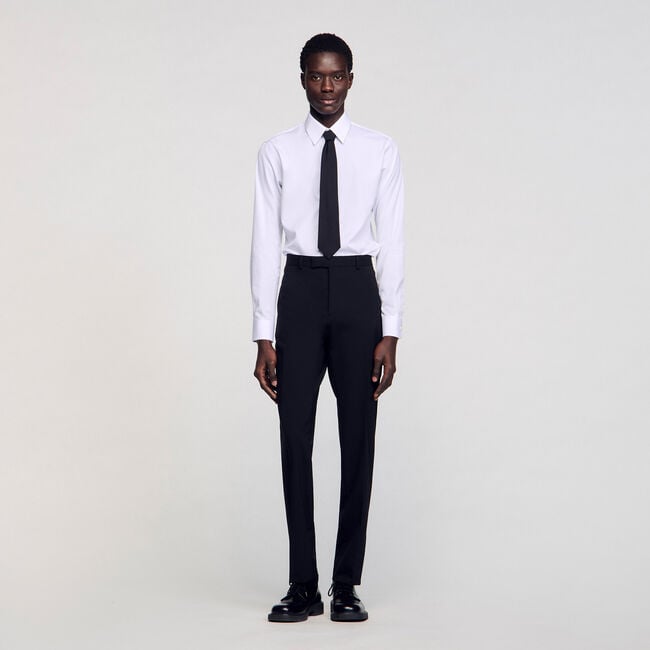 Classic suit trousers