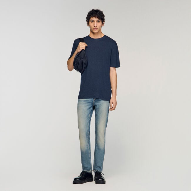 Certified linen T-shirt