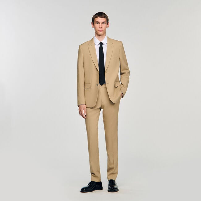 Wool suit jacket