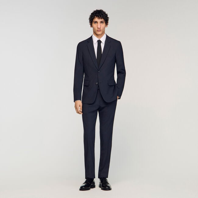 Wool suit jacket